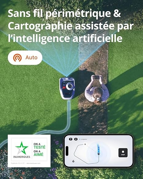 Navimow™ – Tondeuse Autonome Assistée par IA