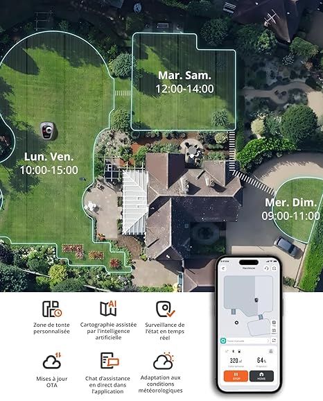 Navimow™ – Tondeuse Autonome Assistée par IA
